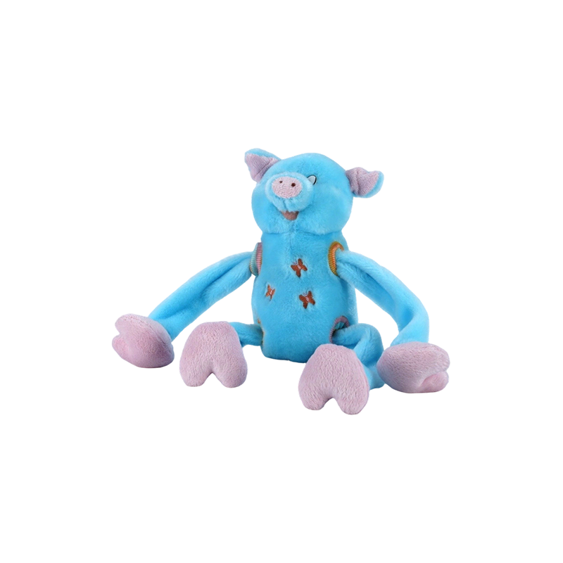 STA0876-1 シェイキングファーム 5スタイルぬいぐるみ – 牛、カエル、アヒル、犬、豚