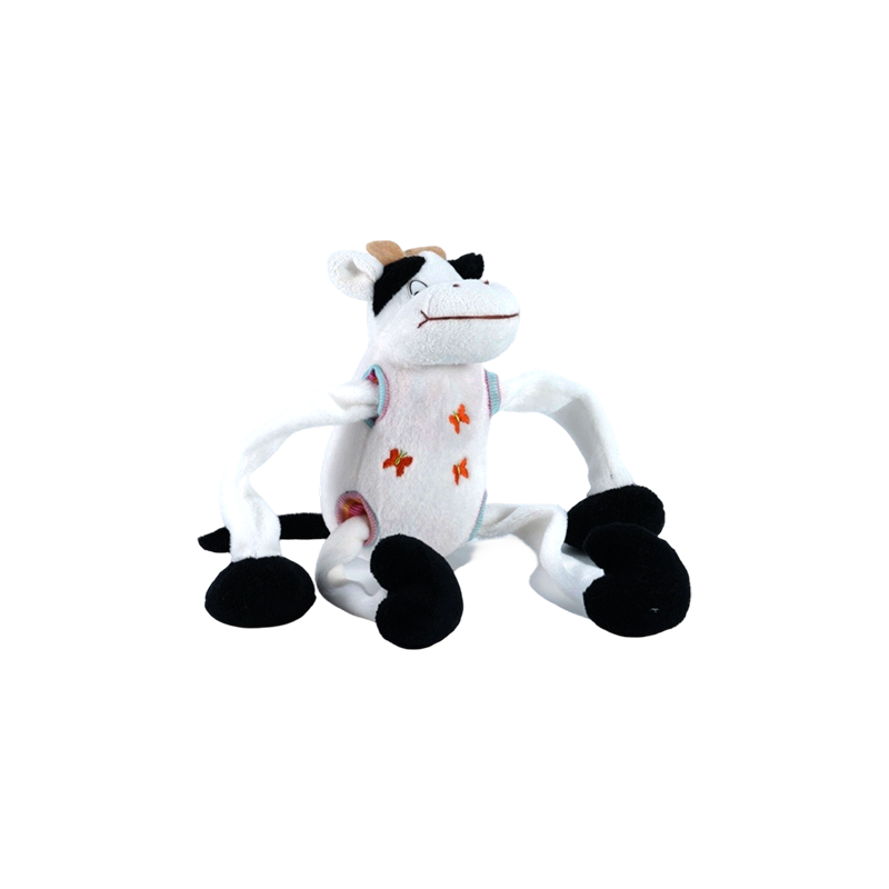 STA0876-1 シェイキングファーム 5スタイルぬいぐるみ – 牛、カエル、アヒル、犬、豚