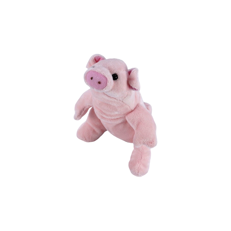 ST99-405-2 5.5インチ 農場動物 寝転び・座りポーズ ぬいぐるみ（アヒル、ブタ、牛、カエル）