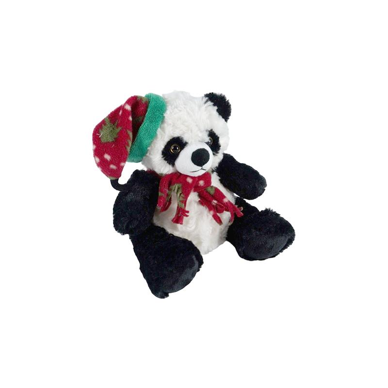 STA01314 クリスマスフォレスト動物ぬいぐるみコレクション — ライオン / ゾウ / パンダ / ヒグマ