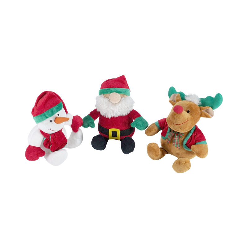 STA01177-1 ミディアムクラシッククリスマスぬいぐるみトリオ