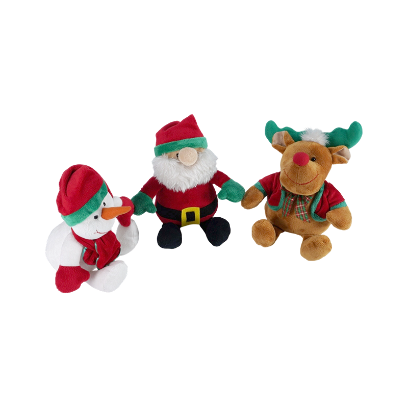 STA01177-1 ミディアムクラシッククリスマスぬいぐるみトリオ