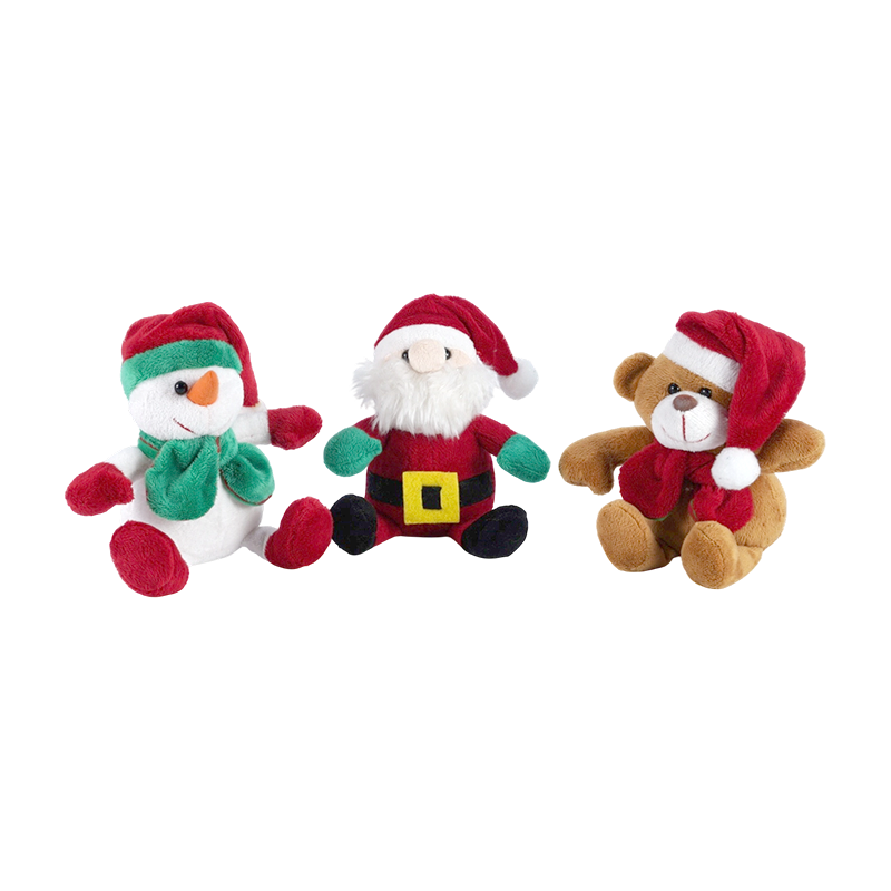 STA01177-2 小さなクラシッククリスマスぬいぐるみトリオ